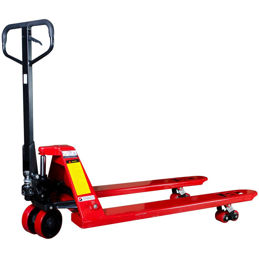 Patín hidráulico traspaleta , 3 toneladas , Ruedas de poliuretano , Elevacion total 19cm , MOD. TSC-3 , STARCCO. - HNL INDUSTRIAL TOOLS